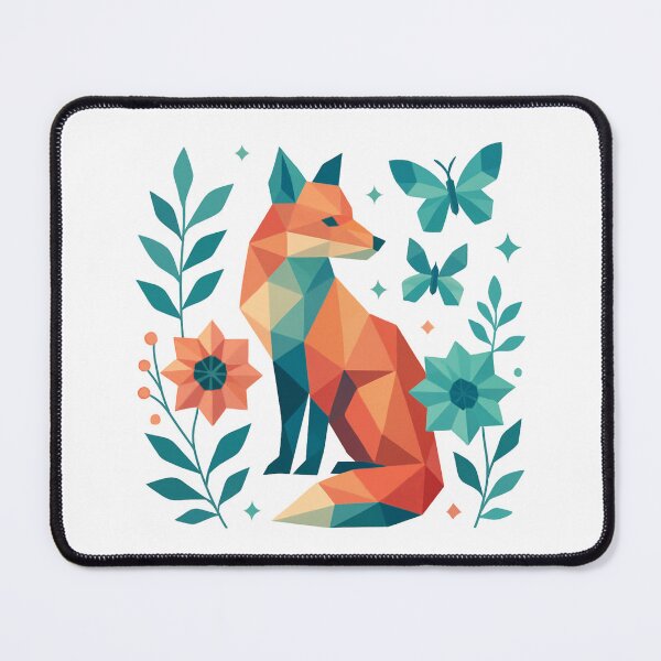 Item preview, Geometric Fox in Warm Hues designed and sold by PrismWild.