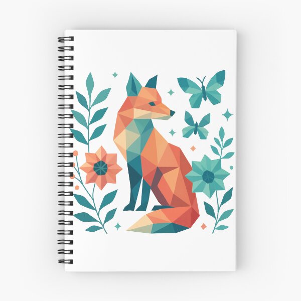 Item preview, Geometric Fox in Warm Hues designed and sold by PrismWild.