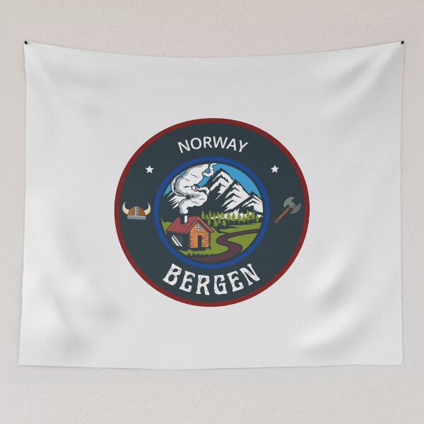 Item preview, Bergen Norway Emblem designed and sold by World Designs.
