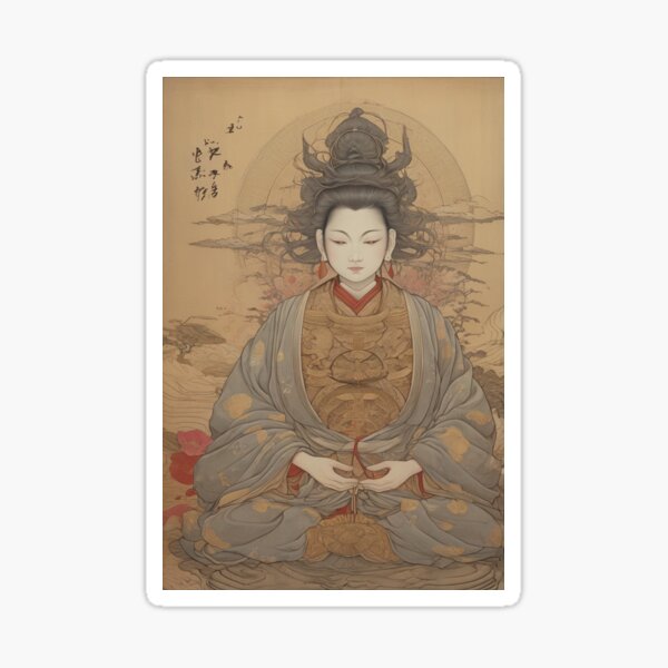 Item preview, serene meditation designed and sold by phuket221108.