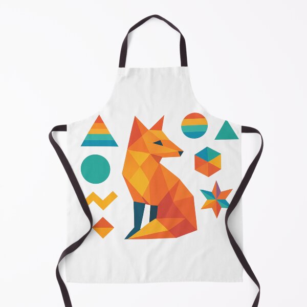Item preview, Geometric Wolf in Pastel Colors designed and sold by PrismWild.