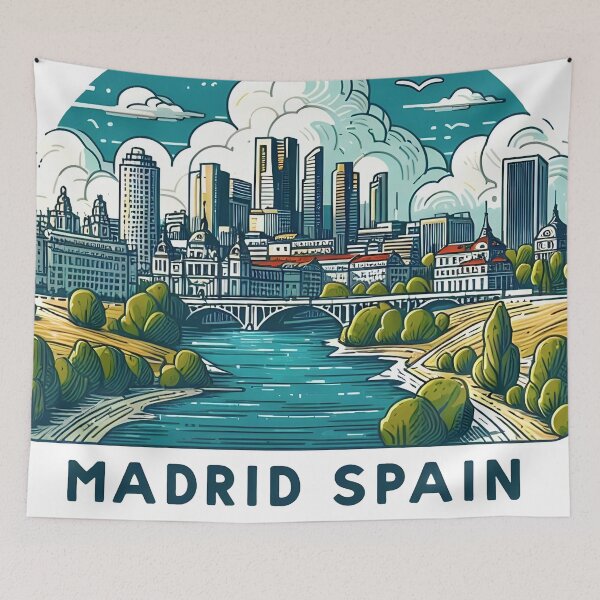 Item preview, Madrid Spain  designed and sold by WanderlustCoCo.