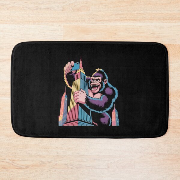 Item preview, King Kong Selfie Skyscraper Design Funny Urban New York Monster designed and sold by w1ckerman.