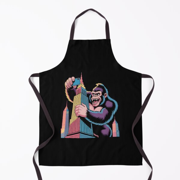 Artikelvorschau, King Kong Selfie Wolkenkratzer Design Lustiges Urban New York Monster entworfen und verkauft von w1ckerman.