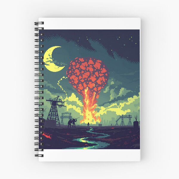 Artikelvorschau, Weltuntergangs-Apokalypse-Pixel-Art entworfen und verkauft von CM7Designs.
