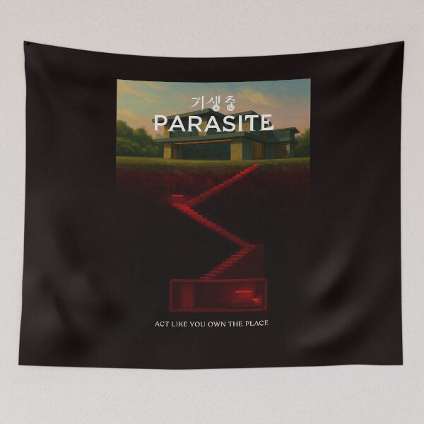Item preview, Parasite Basement Staircase Poster Fan Art  designed and sold by Enea Kelo.