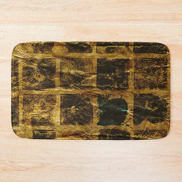 Item preview, Abstract Dark Squares on Crumpled Paper designed and sold by NickDedidis.