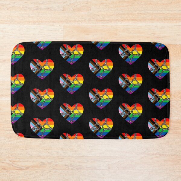 Item preview, Progress Pride Heart - Bondage Shibari - LGBTQIA+ Pride designed and sold by 2nthePink.