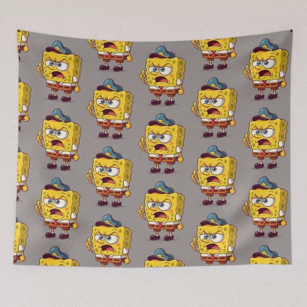 Item preview, Chibi SpongeBob Meme Patrol Pose designed and sold by NutSkyArt.