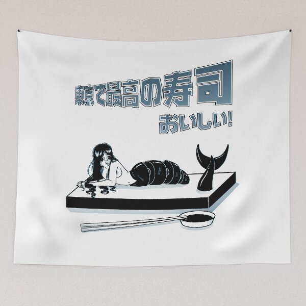 Item preview, Best sushi in Tokyo - Black designed and sold by Lab___Rat.