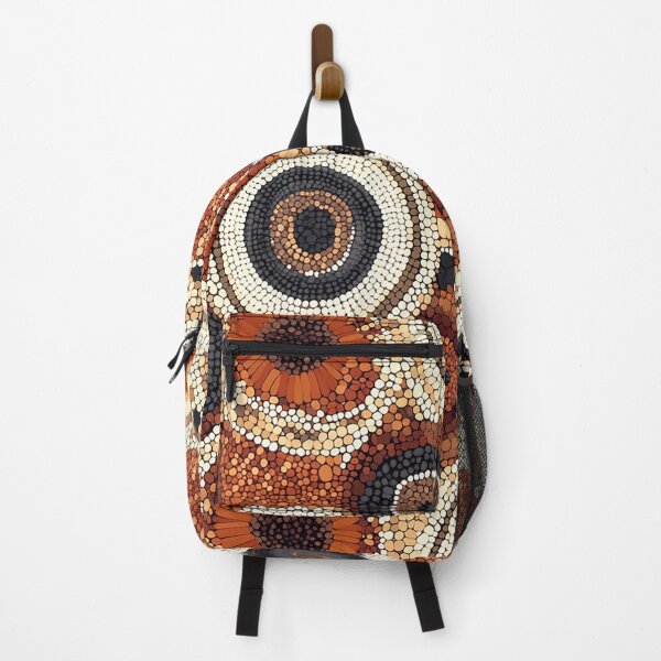 Item preview, Indigenous Dot Circles in Earthy Tones designed and sold by Drese-Art.