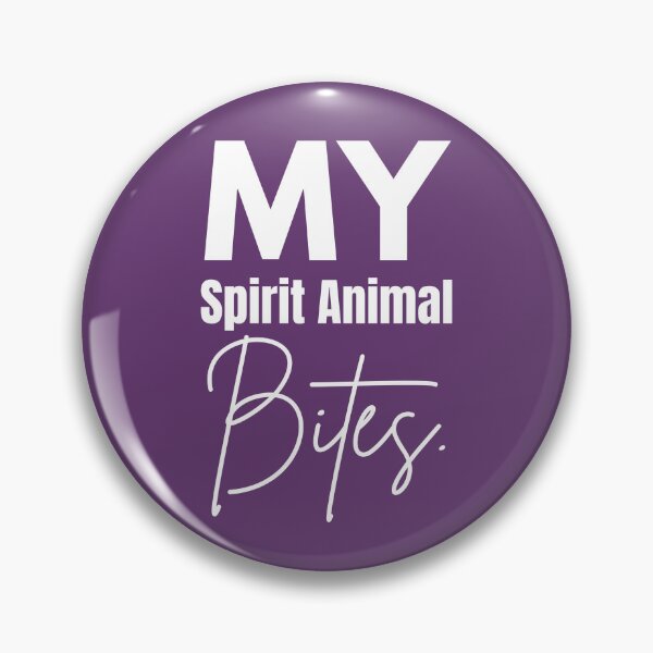 Item preview, My Spirit Animal Bites | Funny, Spiritual Affirmation Quote for Self-Love Gift designed and sold by SoulveStuff.