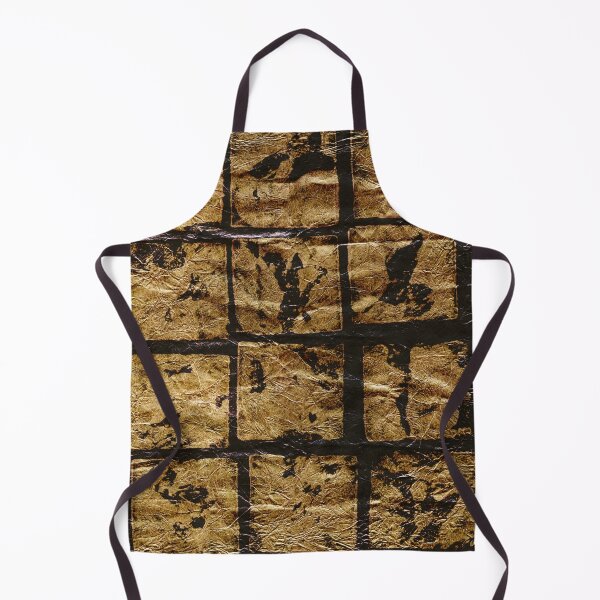 Item preview, Abstract Gold Squares on Crumpled Paper designed and sold by NickDedidis.