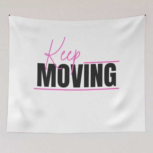 Item preview, Keep Moving Pink  designed and sold by LEGACY-ART.