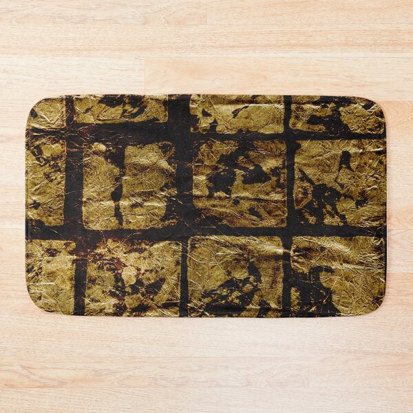Item preview, Gold Grid Abstract Pattern on Paper designed and sold by NickDedidis.