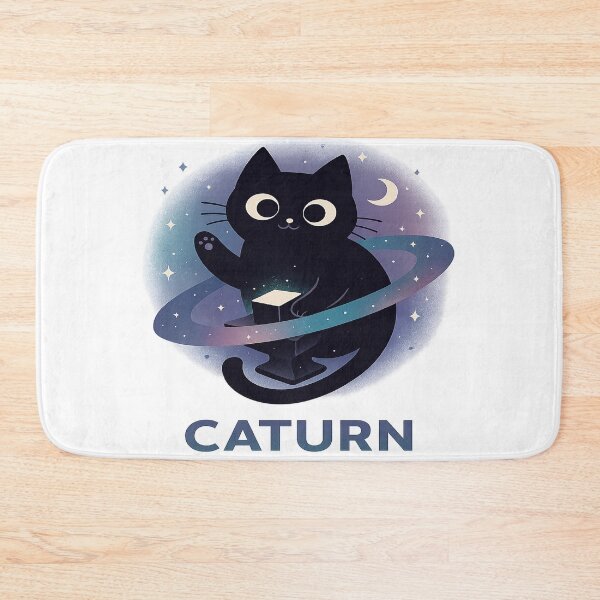 Item preview, Caturn – Space Cat Edition designed and sold by TimeloopAU.