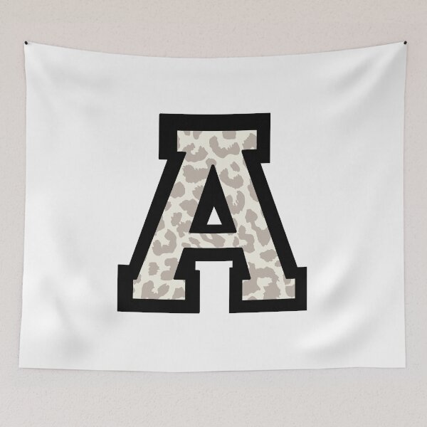 Item preview, Letter A leopard print designed and sold by rosipos.