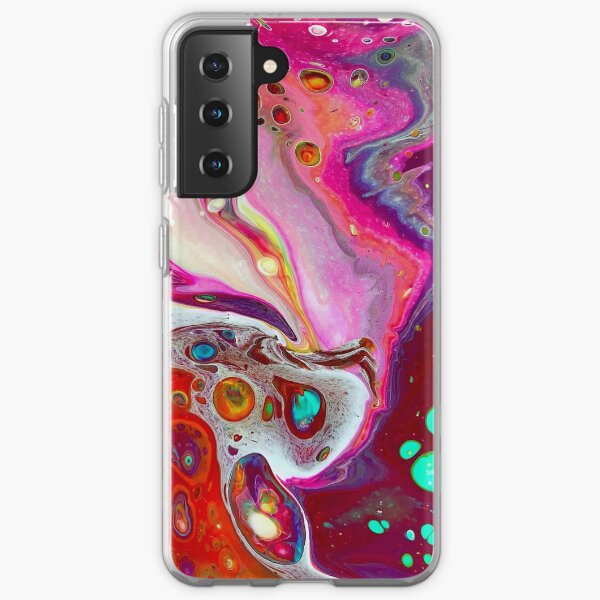 Fluid Acrylic Pour XXXII Samsung Galaxy Soft Case