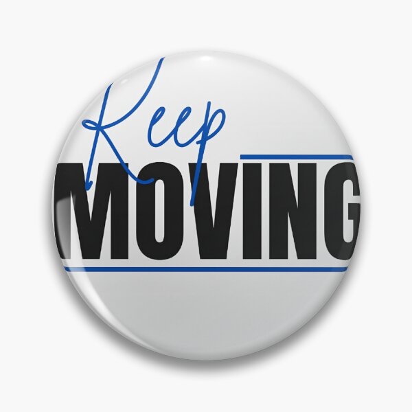 Item preview, Keep Moving Blue  designed and sold by LEGACY-ART.