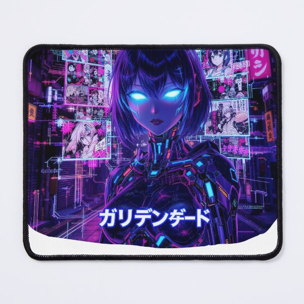 Item preview, A futuristic anime-style cyborg girl in Tokyo for manga addicted designed and sold by salimkaswiss.