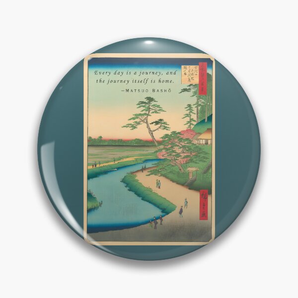Item preview, Matsuo Bashō quote: Every day is a journey, and the journey itself is home. designed and sold by artbleed.