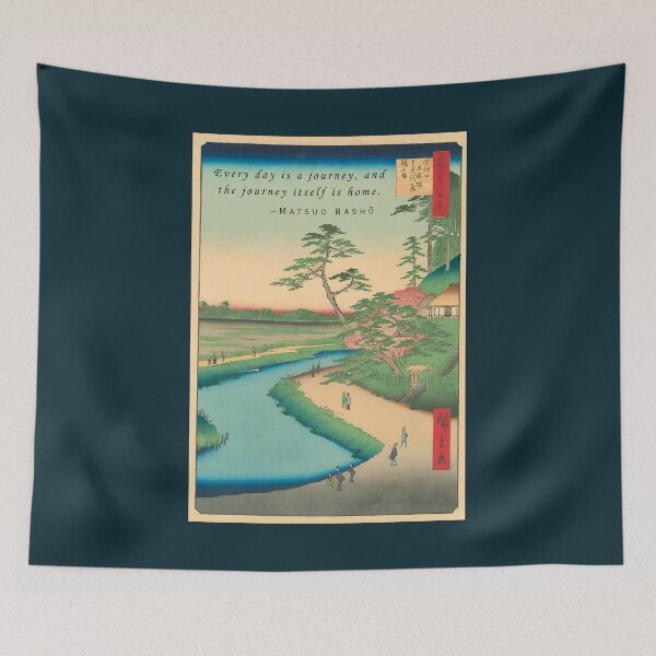 Item preview, Matsuo Bashō quote: Every day is a journey, and the journey itself is home. designed and sold by artbleed.