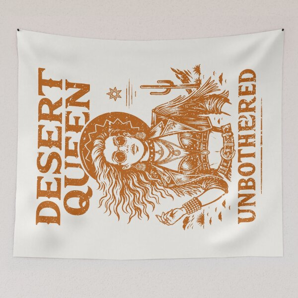 Item preview, Desert Queen - Unbothered - Confident Western Boho Style - Terracotta designed and sold by QuirkySpark.