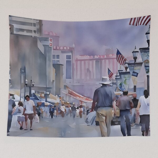 Item preview, Promenade Paradise designed and sold by RCWatercolours.