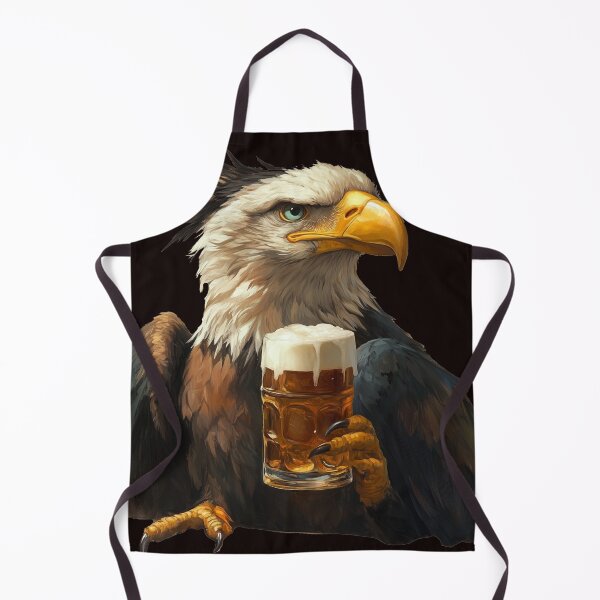 Item preview, Noble eagle with a beer designed and sold by Majorprint.
