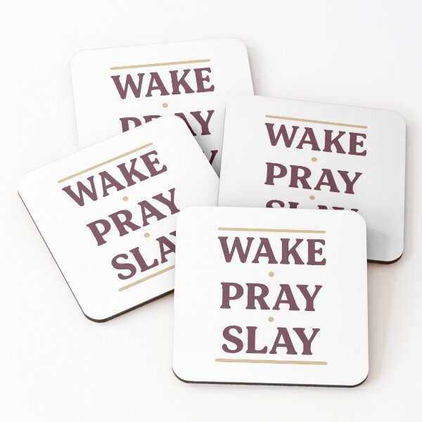 Item preview, Wake. Pray. Slay. | Morning Motivation for Purposeful Women designed and sold by Just You Tee | Say It Loud, Wear It Proud.