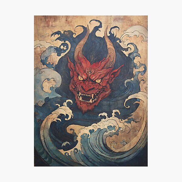Item preview, Mythical Yokai Creature designed and sold by bapupa.