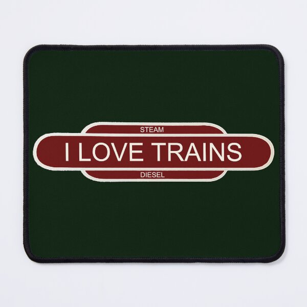Item preview, I love trains designed and sold by Murph's Images.