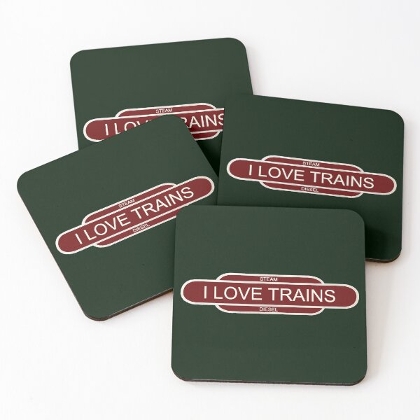 Item preview, I love trains designed and sold by Murph's Images.