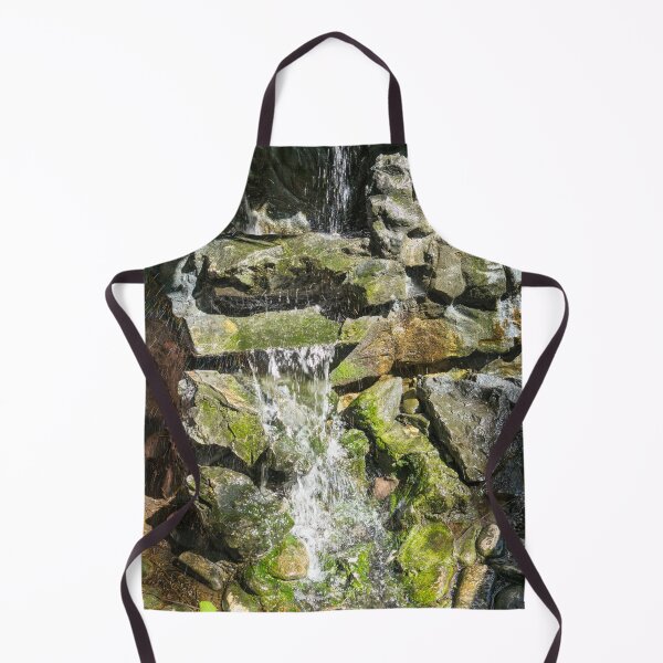 Item preview, Sunlit Cascade Fountain with Rainbowed Waterdrop Splashes designed and sold by Georgia Mizuleva.