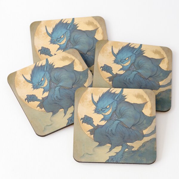 Item preview, Japanese Folklore Yokai Creature designed and sold by bapupa.