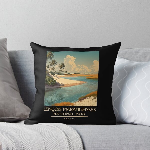 Item preview, A Vintage Illustration of Lençóis Maranhenses National Park - Maranhão - Brazil designed and sold by GoodOldVintage.