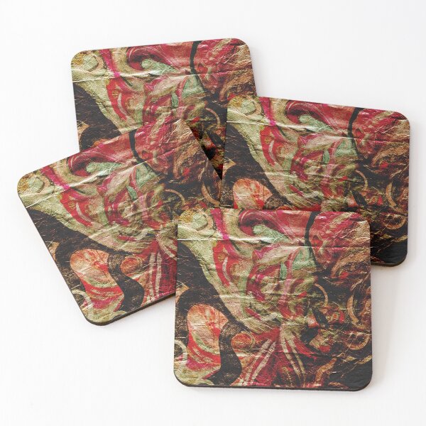 Item preview, Abstract Swirling Colors And Shapes On Paper designed and sold by NickDedidis.