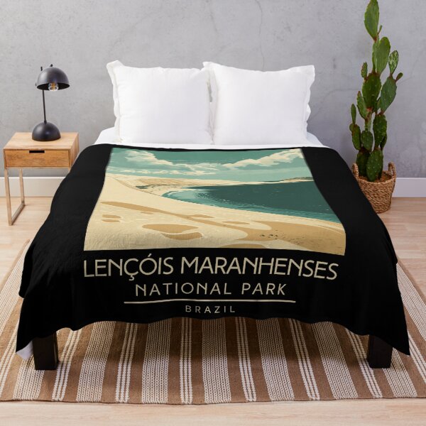 Item preview, A Vintage Illustration of Lençóis Maranhenses National Park - Maranhão - Brazil designed and sold by GoodOldVintage.