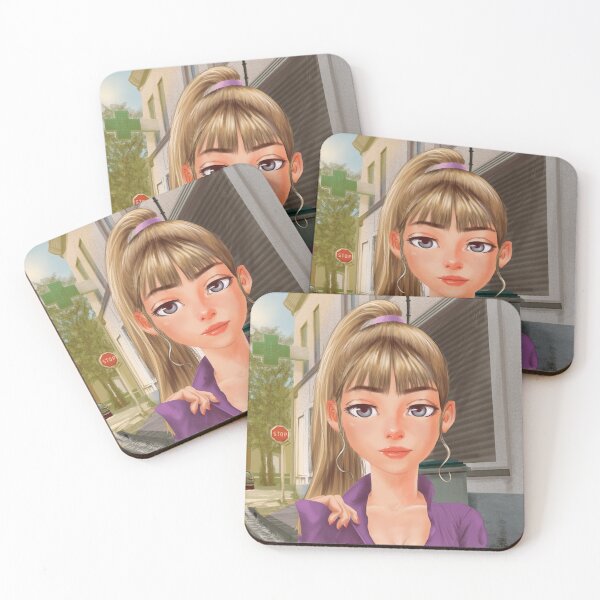 Item preview, Cute, ponytailed girl designed and sold by Neonyx2020.