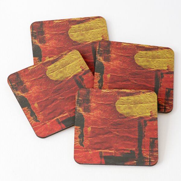 Item preview, Abstract Paper Textures with red and yellow hues designed and sold by NickDedidis.