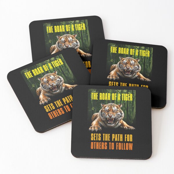 Item preview, THE ROAR OF A TIGER (sets the path for others to follow) designed and sold by TIGERRIFIC.