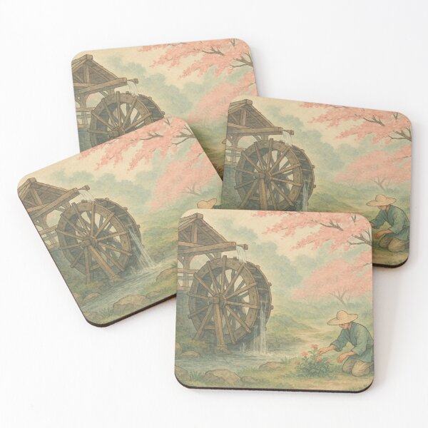 Item preview, Garden at the Waterwheel designed and sold by Sigtrix.
