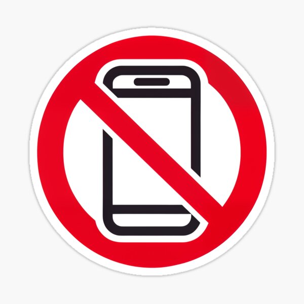 Artikel-Vorschau von Kein Handy-Symbol-Zeichen, designt und verkauft von tonylau81.