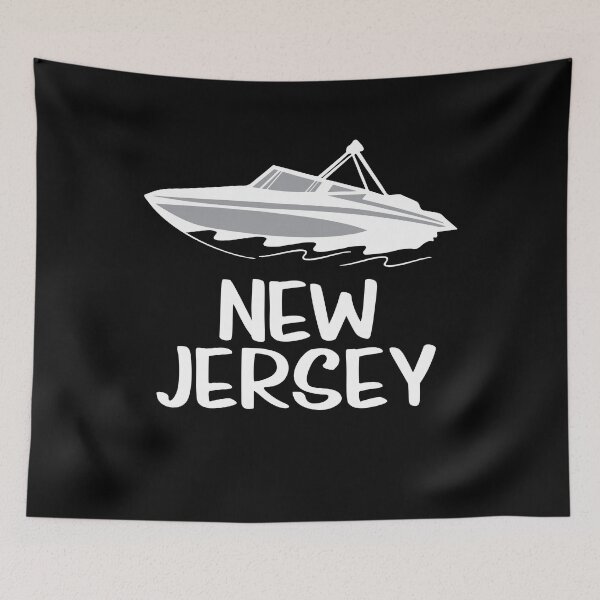 Item preview, Boat On The Lake New Jersey Fun Boat Shirts designed and sold by KentuckyGirlTee.