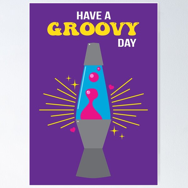 Item preview, Groovy Retro Lava Lamp designed and sold by HotHibiscus.