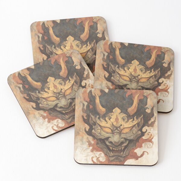 Item preview, Traditional Yokai Mask designed and sold by bapupa.