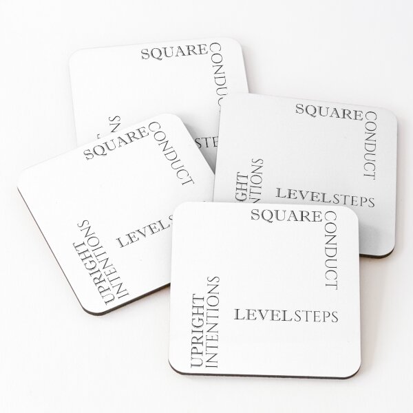 Item preview, Square Conduct Level Steps Upright Intentions designed and sold by A Little Shop of Light.