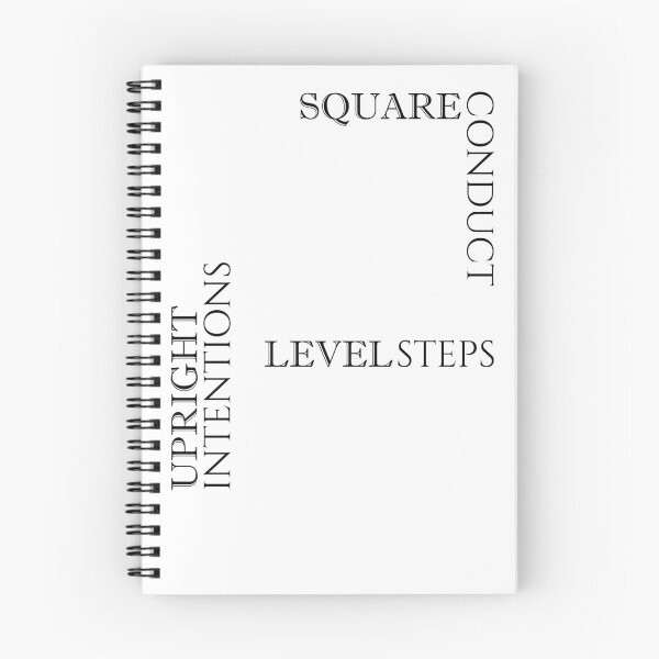Item preview, Square Conduct Level Steps Upright Intentions designed and sold by A Little Shop of Light.