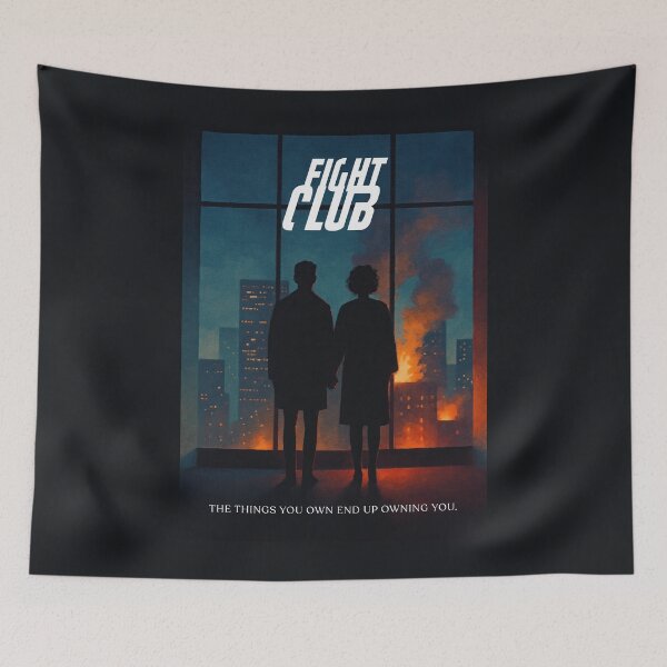 Item preview, Fight Club Ending Scene Poster Fan Art designed and sold by Enea Kelo.