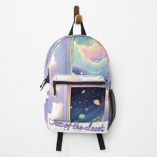Item preview, Pastel Closet in Space – Rainbow Light Coming Out | LGBTQ+ Pride Coming Out Art designed and sold by LoliDesignShop.